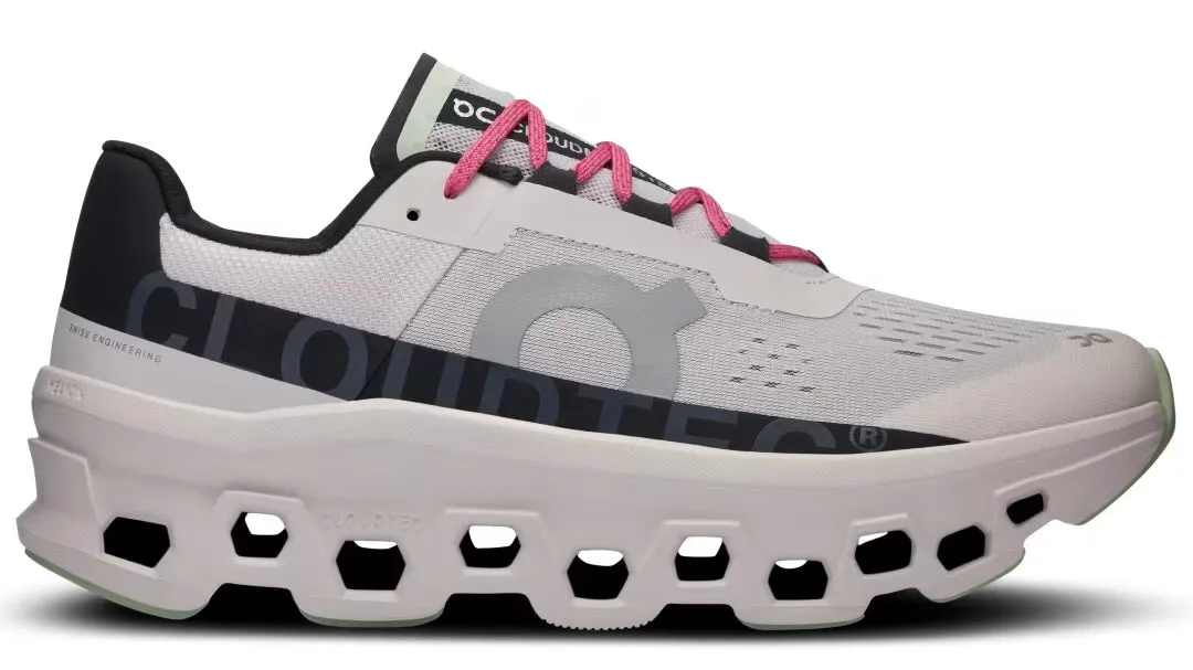 Soft-touch design On Running Cloudmonster Frost Black