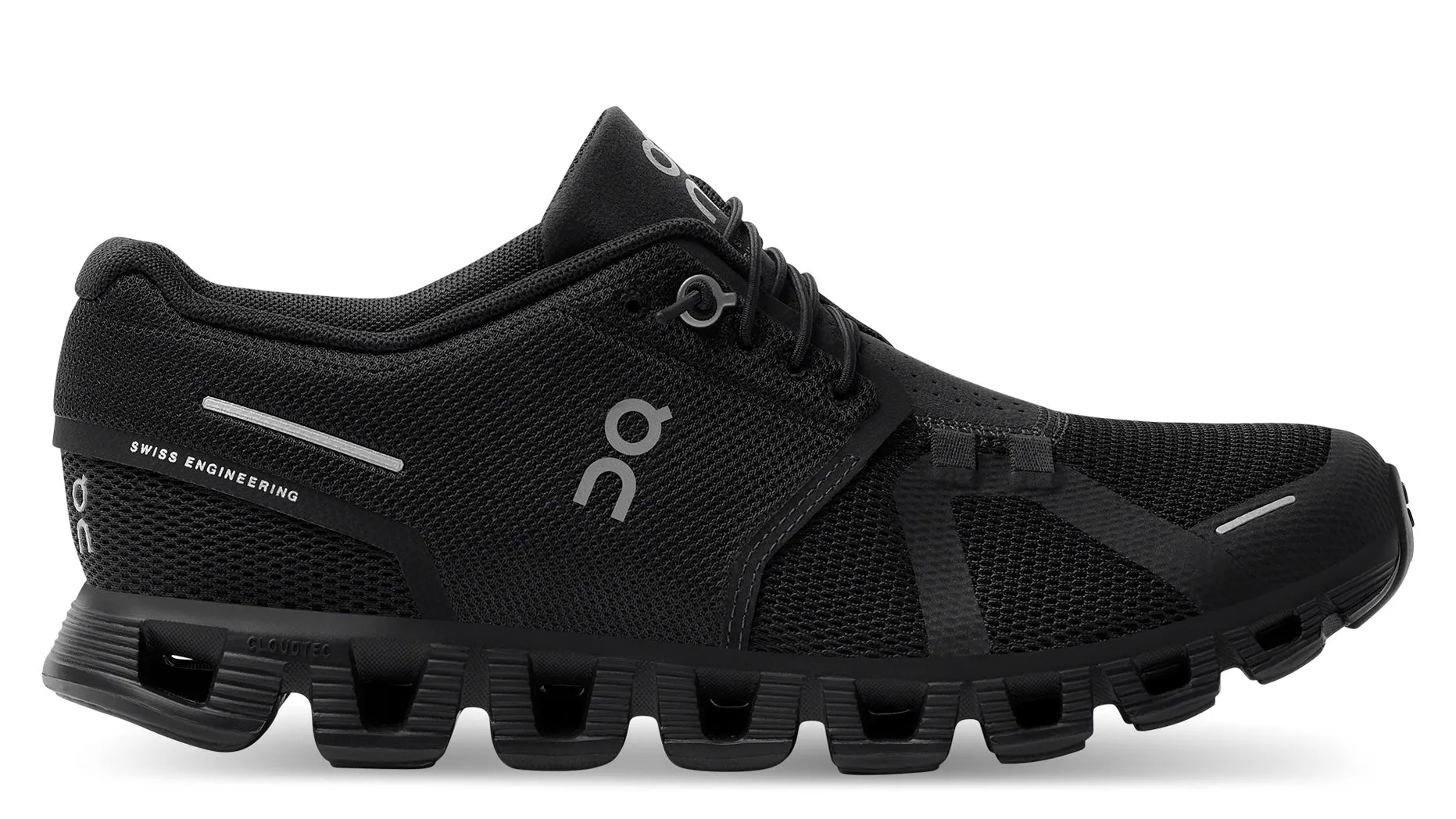 TPU Reinforcement Neutral Frame On Running Cloud 5 All Black (W)