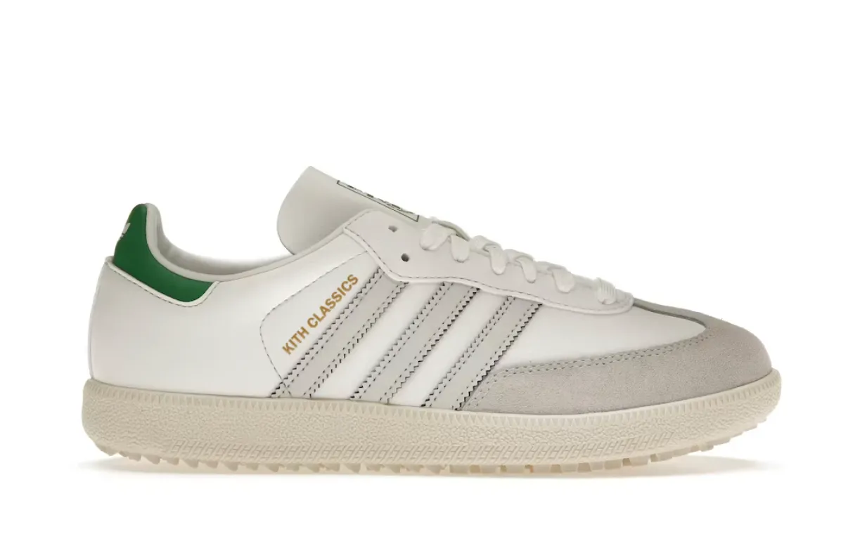 adidas Samba Golf Kith White Durable tread