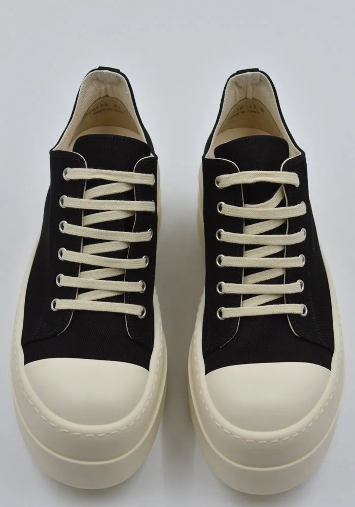 Travel RICK OWENS DRKSHDW DU01E3832 DO DOUBLE BUMPER LOW-SNEAKERS BLACK/MILK