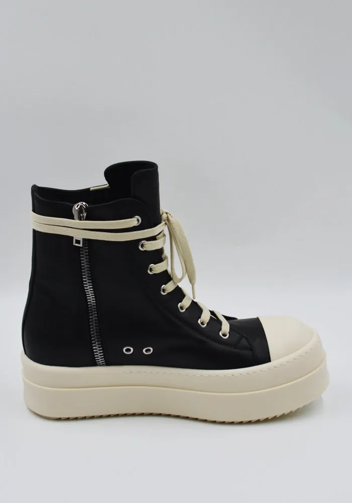 RICK OWENS MEN RU02E1859 LCO MEGA BUMPER SNEAKERS BLACK/MILK (New Arrivals FW25) Walk More
