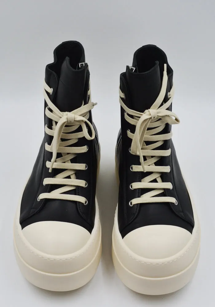 RICK OWENS MEN RU02E1859 LCO MEGA BUMPER SNEAKERS BLACK/MILK (New Arrivals FW25) Multi Purpose