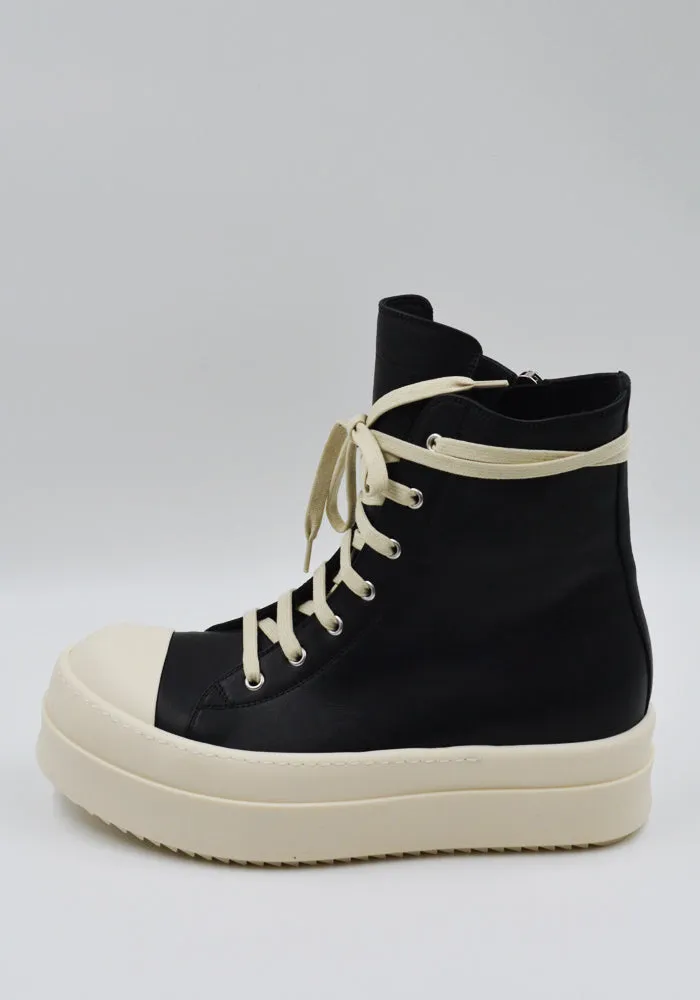 RICK OWENS MEN RU02E1859 LCO MEGA BUMPER SNEAKERS BLACK/MILK (New Arrivals FW25) Easy Comfort Street Choice