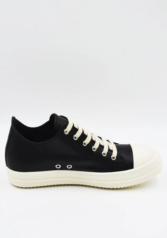 RICK OWENS MEN RU02E1891 LCO LOW SNEAKERS BLACK/MILK (New Arrivals FW25) Fit Daily Everyday Movement