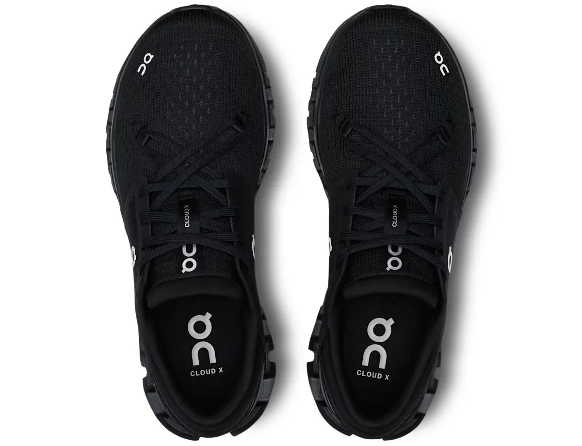 Zonal Flexibility On Running Cloud X 4 Black Eclipse (Women's)
