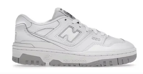 Vegan Material Technology New Balance 550 White Grey (GS)