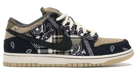 Hyper Compression Cushion SB Dunk Low Travis Scott (Regular Box)