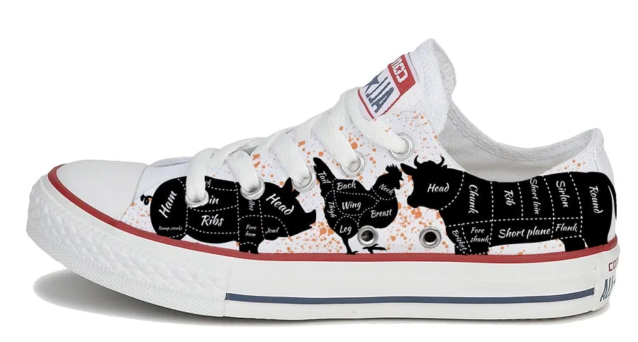 Airy Fit Office Friendly Baggins Original Low Top Girls Can Grill White