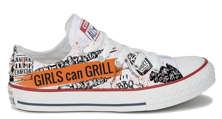 Edge Step Baggins Original Low Top Girls Can Grill White