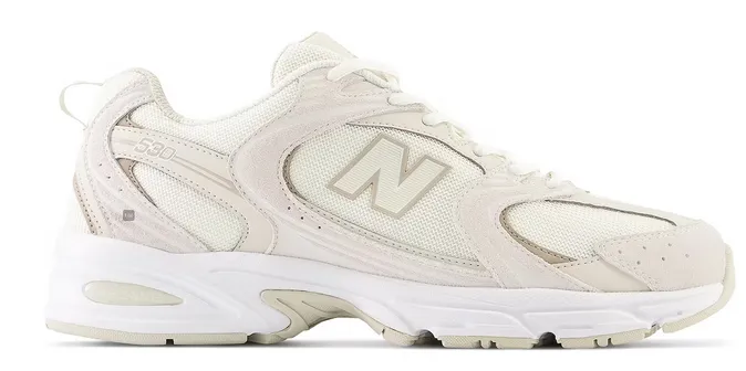 New Balance 530 Sea Salt Moonbeam Smart cushioning Slip Resistant