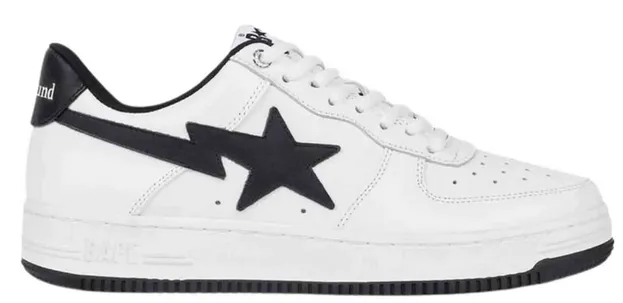 A Bathing Ape Bape Sta JJJJound White Navy Responsive Use Stitched Detailing