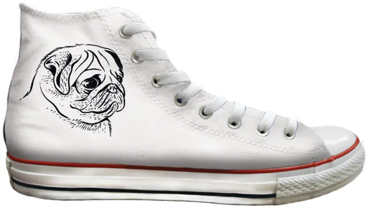 Baggins Original Hi top Pug Grounded Steps