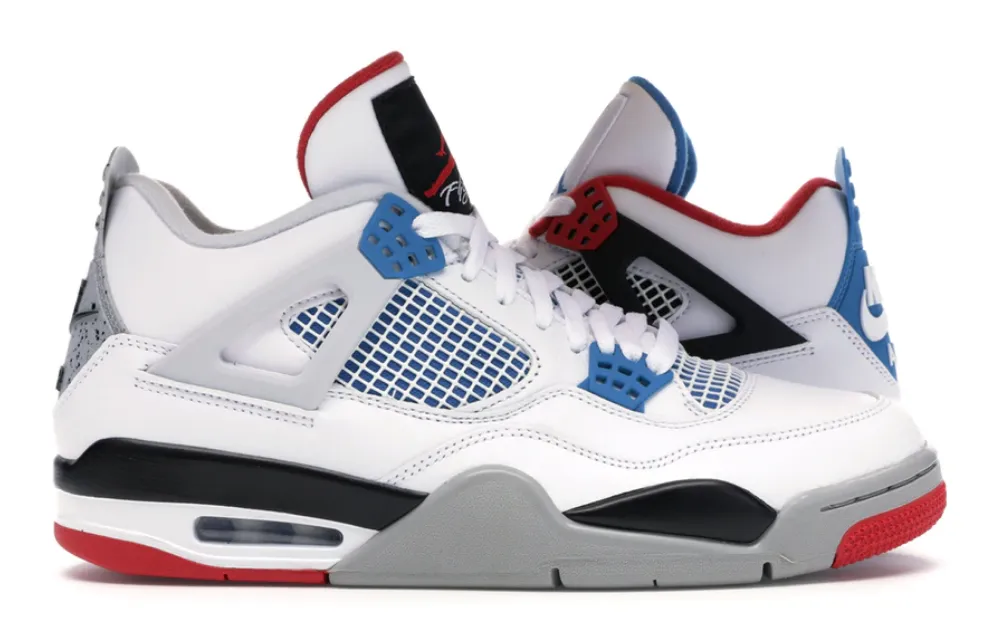 Supportive touch Neutral Pace Jordan 4 Retro What The