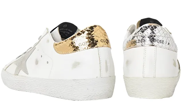 Golden Goose Superstar Silver Gold Mismatch (Women's) Stable platform