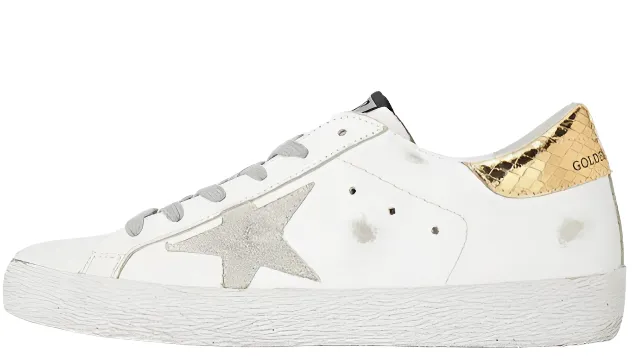 Breathable fabric Run Style Golden Goose Superstar Silver Gold Mismatch (Women's)