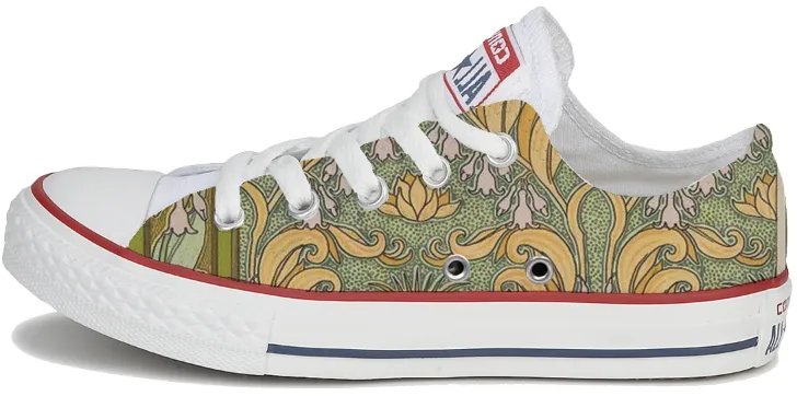 Baggins Original Low Tops Art Nouveau Yellow Wood Jog