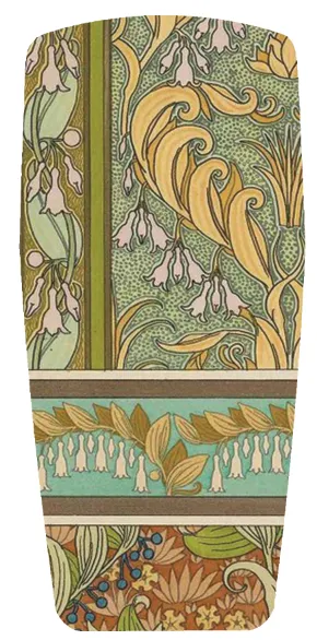 Baggins Original Low Tops Art Nouveau Yellow Travel Light Long Walks