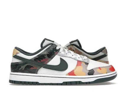Day Long Wear Flexible Arch Support Nike Dunk Low SE Sail Multi-Camo