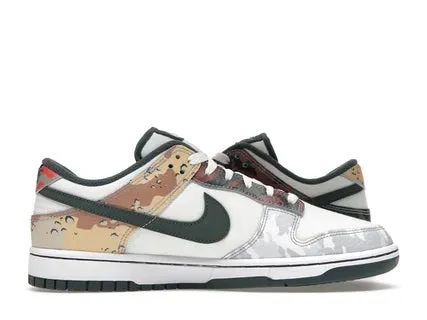 Nike Dunk Low SE Sail Multi-Camo Multidirectional Traction Football