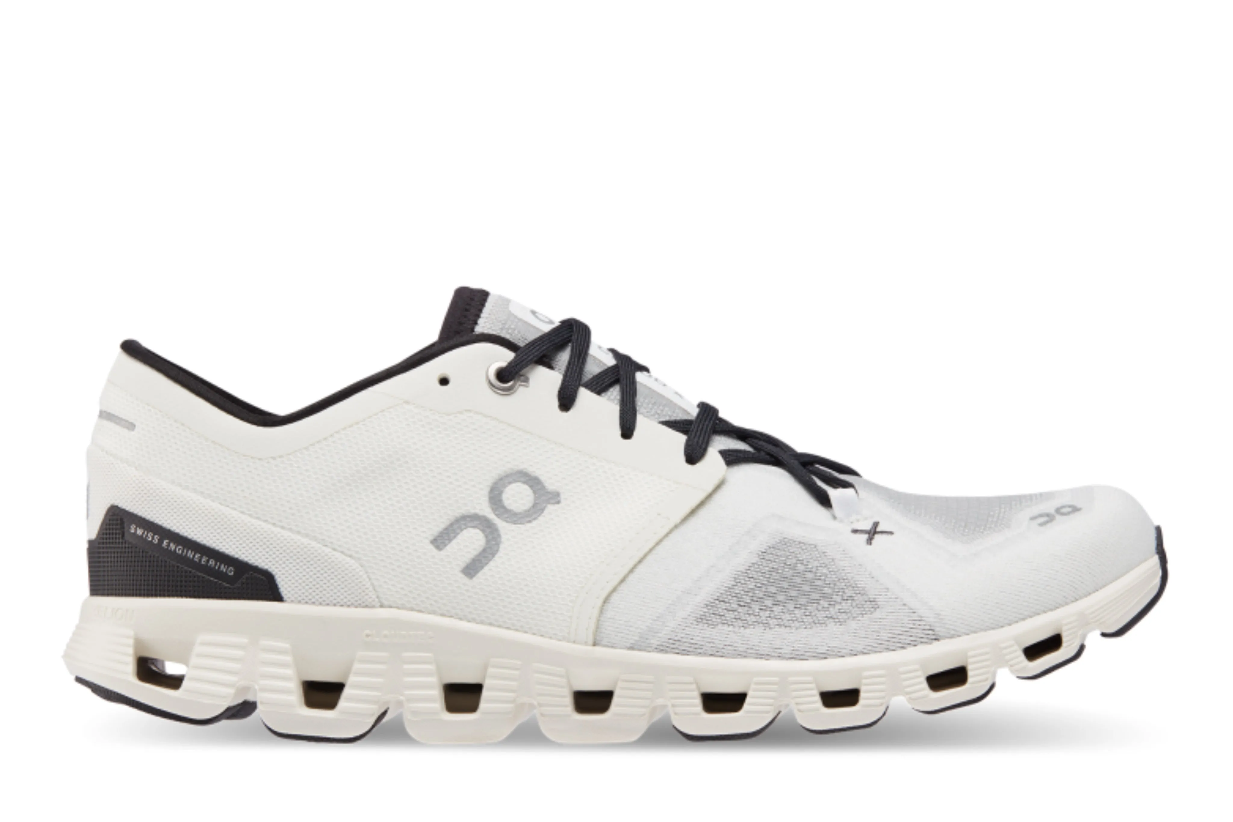 Lace Lock Technology City Walk On Running Cloud X 3 Ivory Black