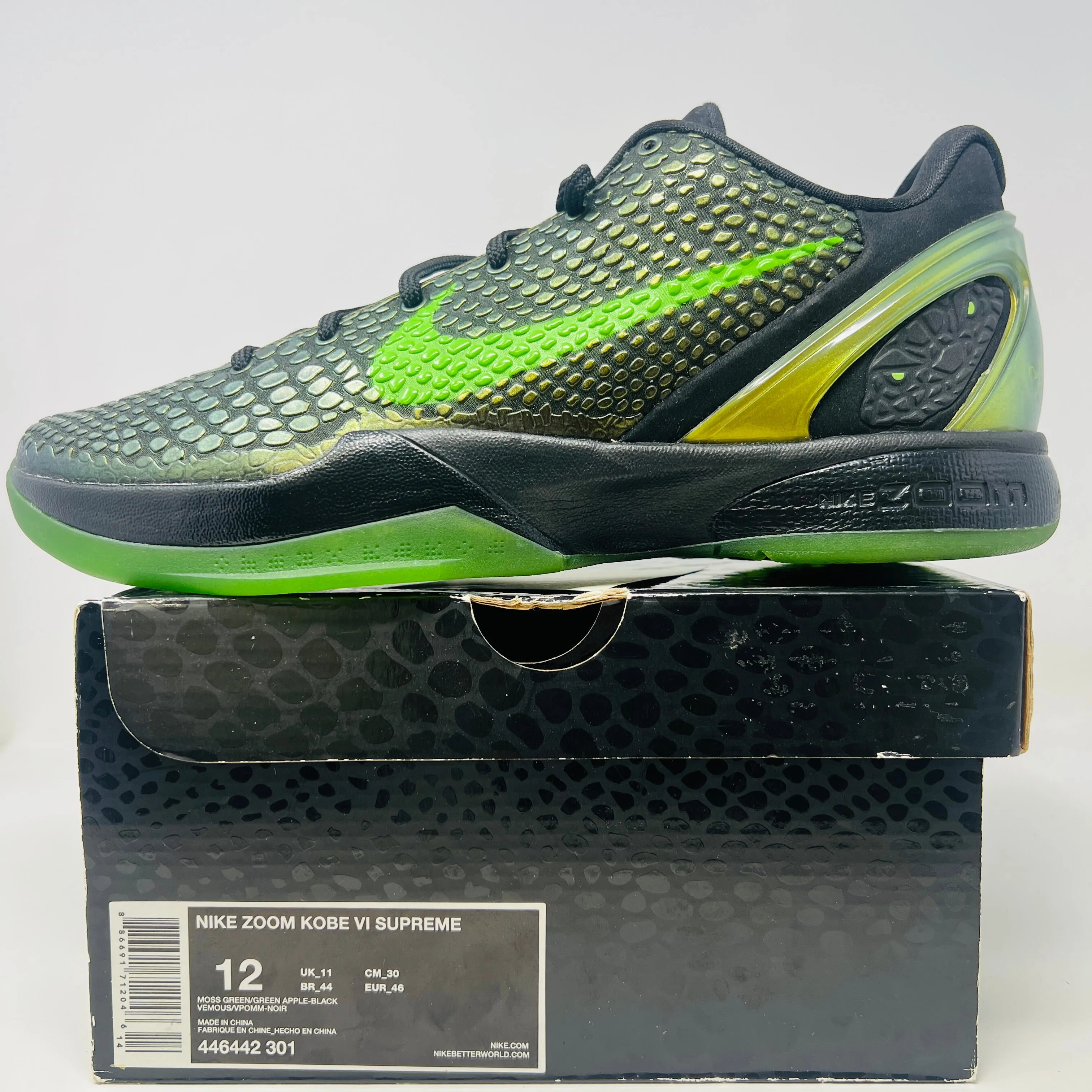 Non-marking sole Nike Kobe 6 Supreme Rice
