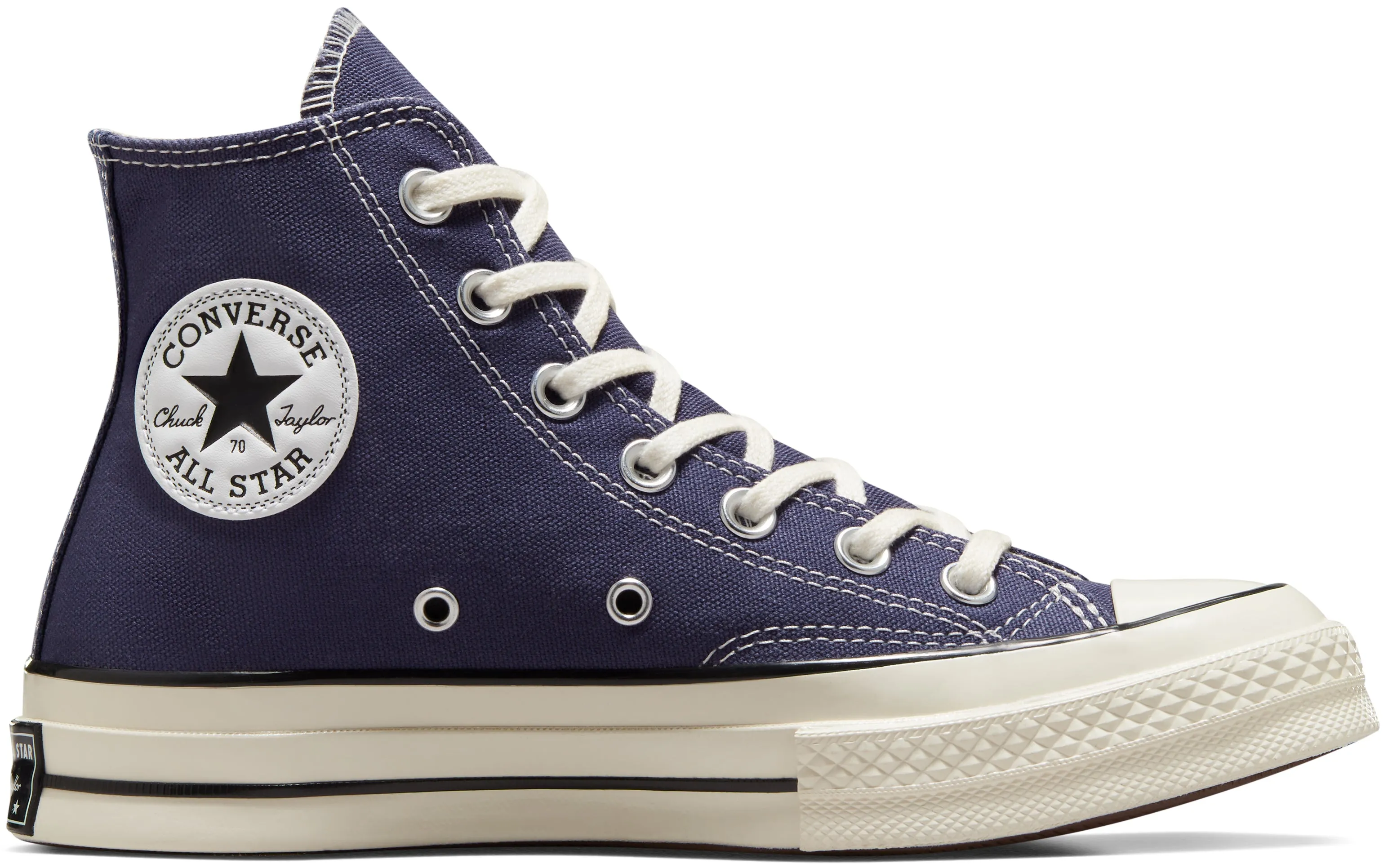 Canvas Soft Converse Chuck Taylor All Star 1970s Hi Top Uncharted Waters/ Egret/ Black