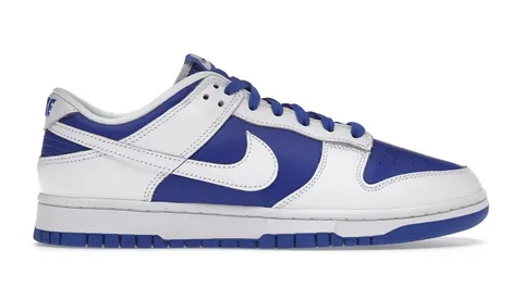Street Chic Versatile Silhouette Nike Dunk Low Racer Blue White