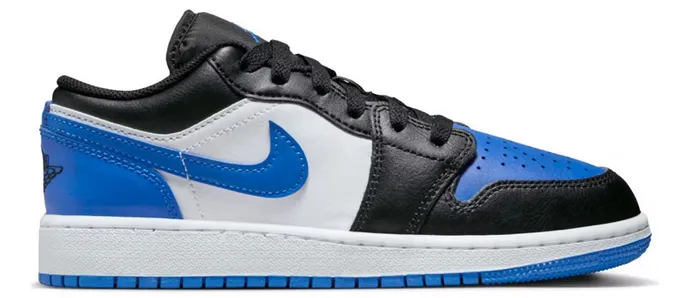 Jordan 1 Low SE Alternate Royal Toe (GS) Vibrant Style Quick Adaptation