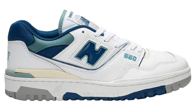 New Balance 550 White Blue Groove Padded flexibility
