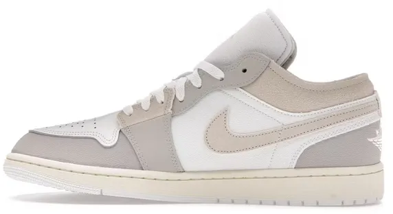 Flat Wear Jordan 1 Low SE Craft Inside Out Tech Grey
