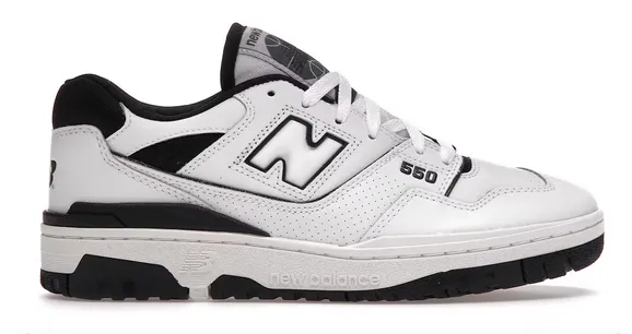 Grip Technology New Balance 550 White Black
