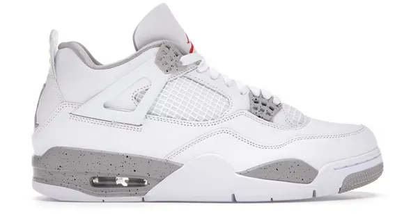 Jordan 4 Retro White Oreo (2021) Blown Rubber Outsole Run Trail