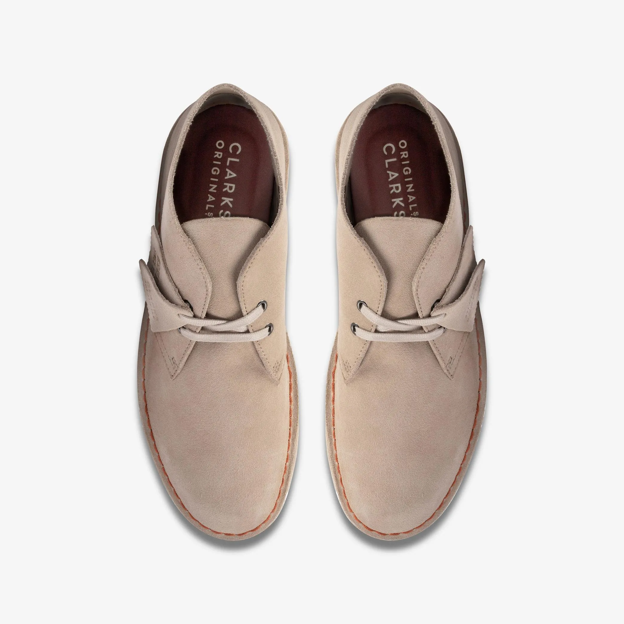 Toe Space CLARKS ORIGINAL DESERT BOOT-SAND SUEDE