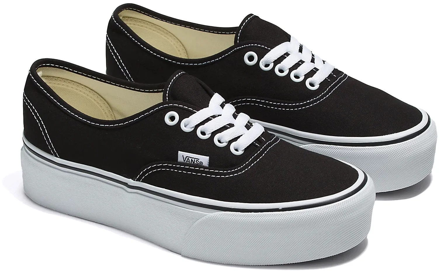 Vans Authentic Stackform Black Water Resistant Secure fit
