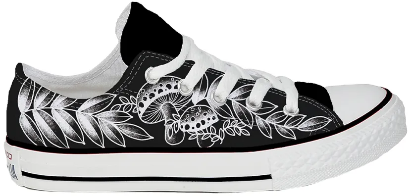 Clear Run Multi Purpose Baggins Original Low Top Tattoo Zoo Geri Kramer Ferns n' Shrooms
