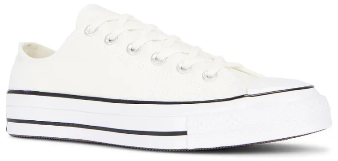 Converse Chuck Taylor All Star 1970s Low Top Multi-Stitch Cotton Egret/ White/ Vintage White Gym ready
