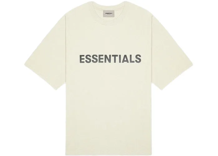 Neutral Tones Supportive Control FEAR OF GOD ESSENTIALS 3D Silicon Applique Boxy T-Shirt Buttercream