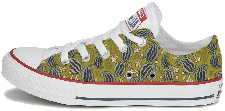Baggins Original Low Tops Art Nouveau Green Daily Use