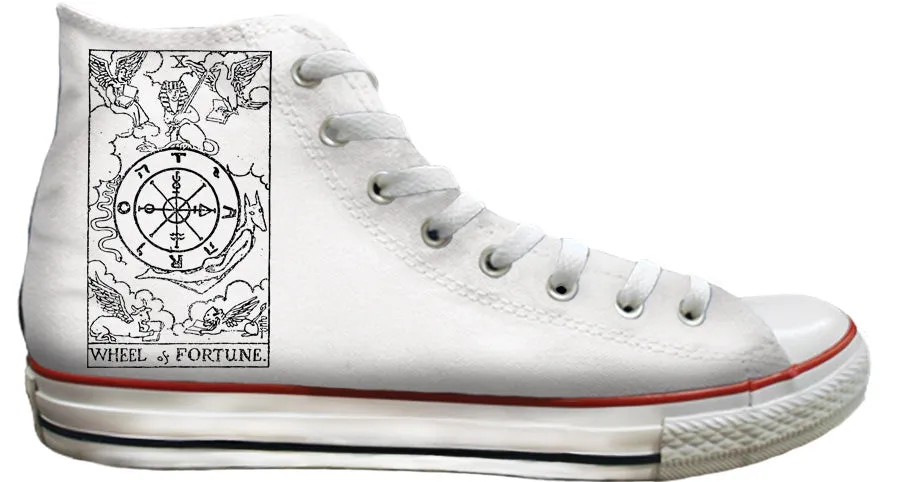 Weightless Wear Leisure Ready Baggins Original Hi Top Wheel of Fortune Tarot Card