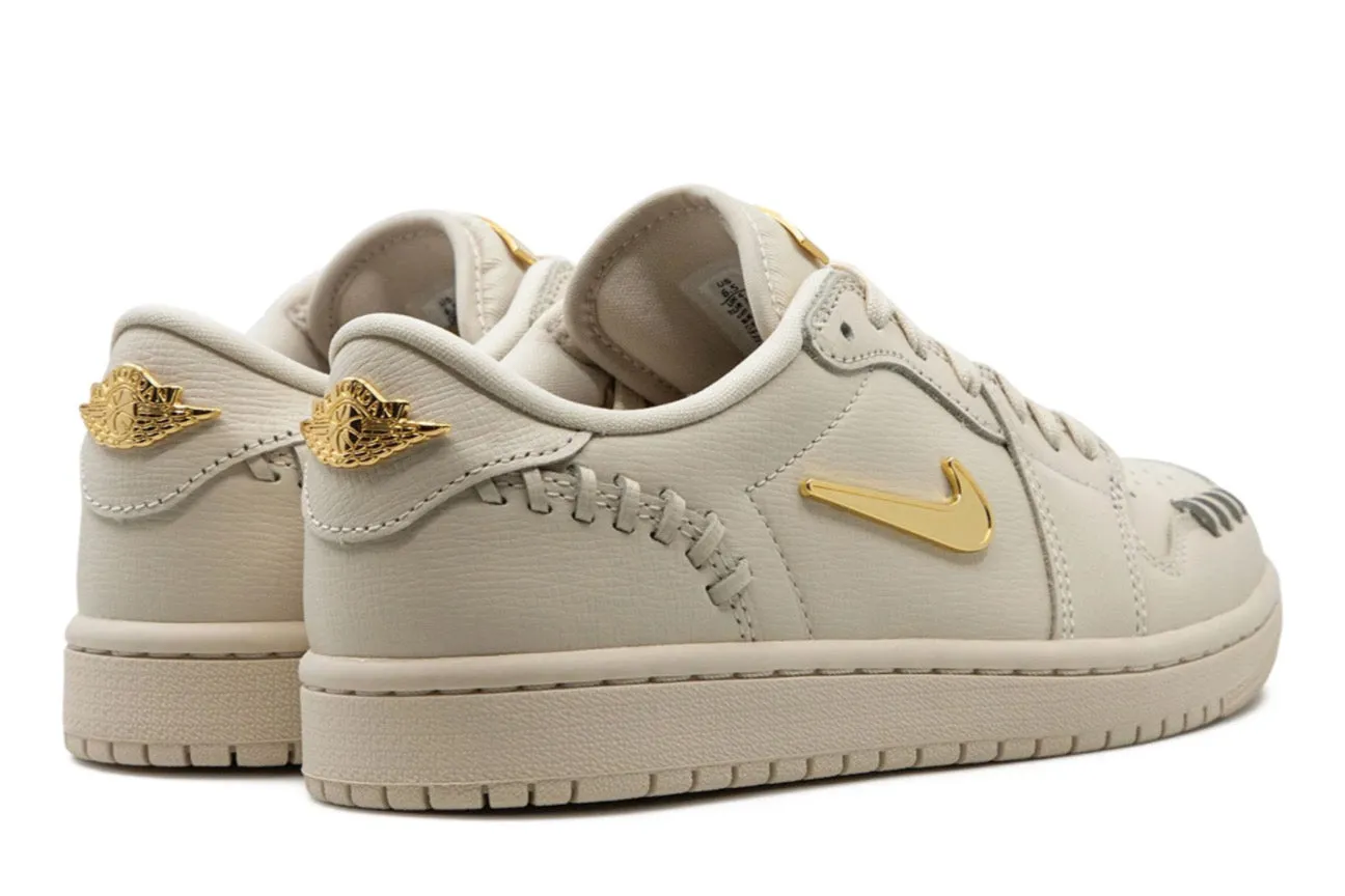 Air Jordan 1 Low "Method of Make" Metallic Gold (W) Cushion Heel ModernDesign