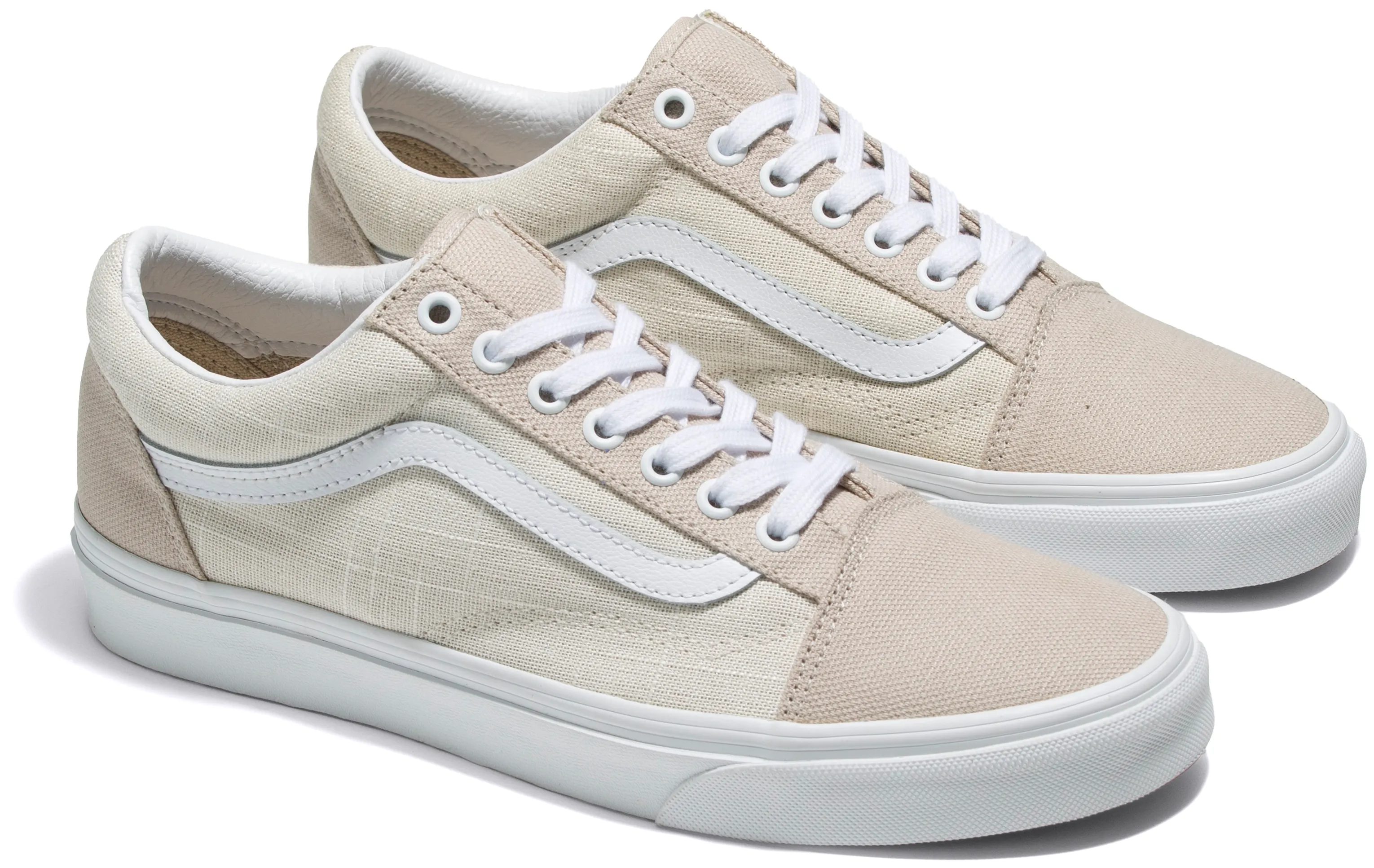 Vans Old Skool Summer Linen Natural Grip Ease Lightweight Walk