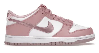 Pronation control Slip Friendly Nike Dunk Low Pink Velvet (GS)