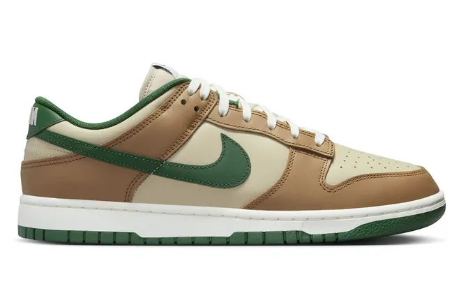 Nike Dunk Low Retro Rattan Gorge Green Comfortable Stride