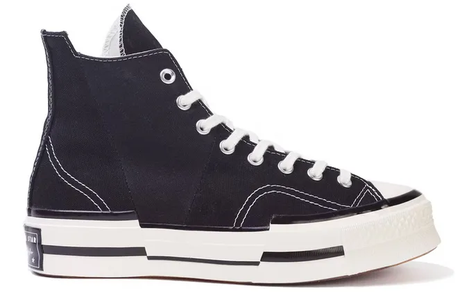 Easy Movement Long Comfort Converse Chuck Taylor All-Star 70 Hi Plus Canvas Black White