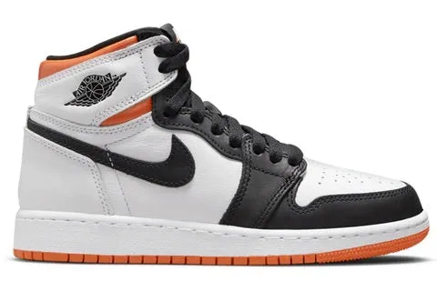 Micro Perforated Tongue Jordan 1 High OG Electro Orange (GS)