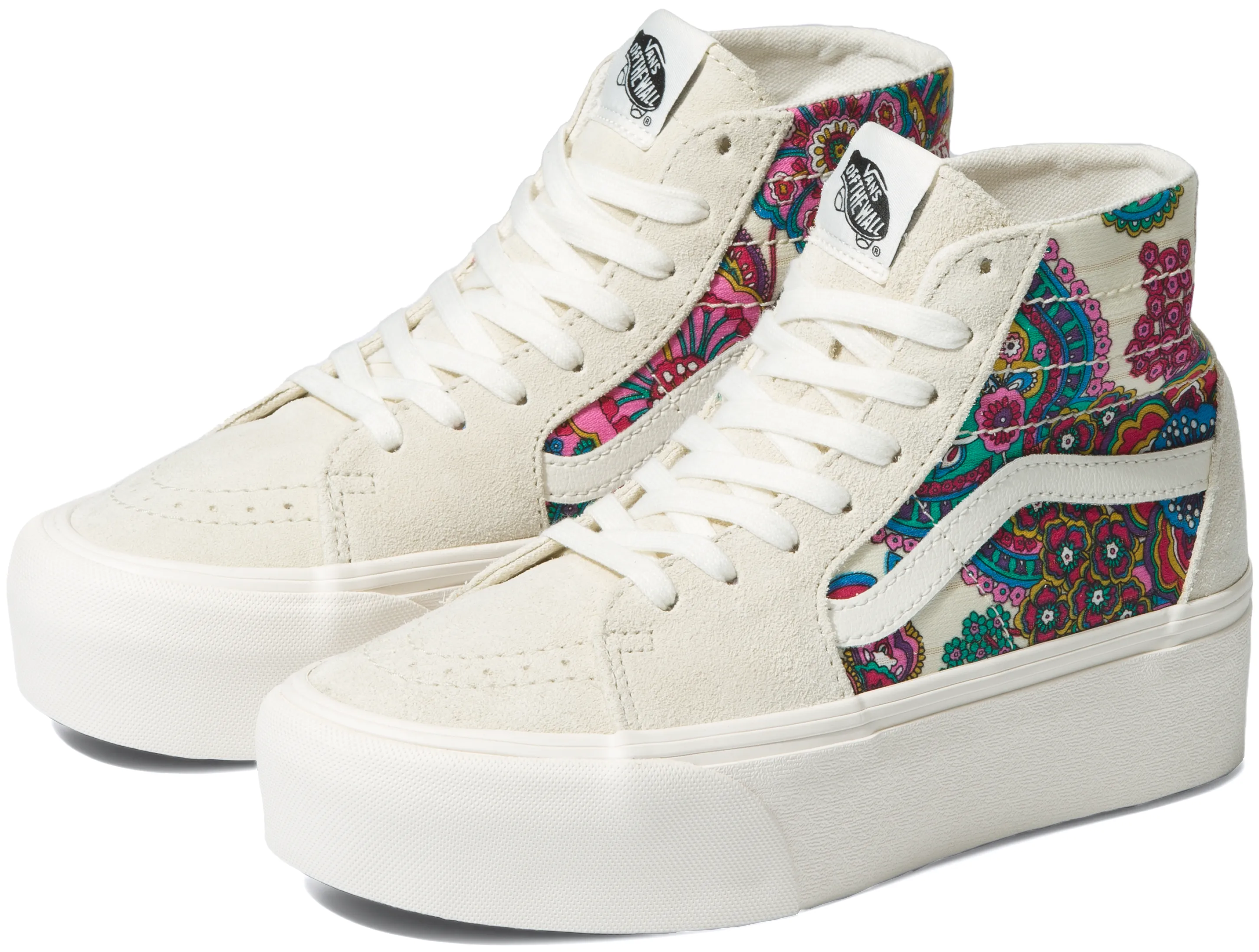 Vans Sk8-Hi Tapered Stackform Paisley Bloom Turtledove Urban Speed