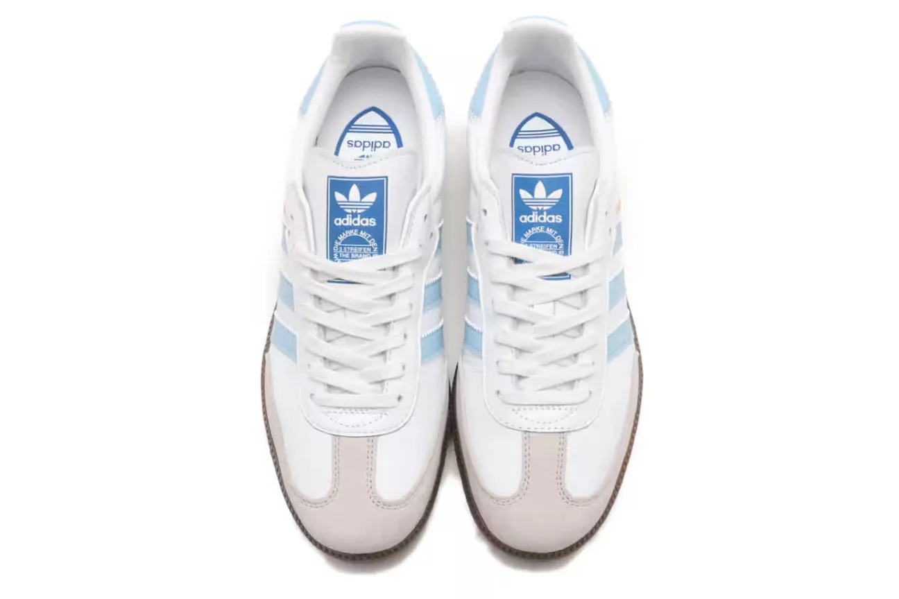 Luxurious breathability High Comfort adidas Samba OG Cloud White Clear Sky
