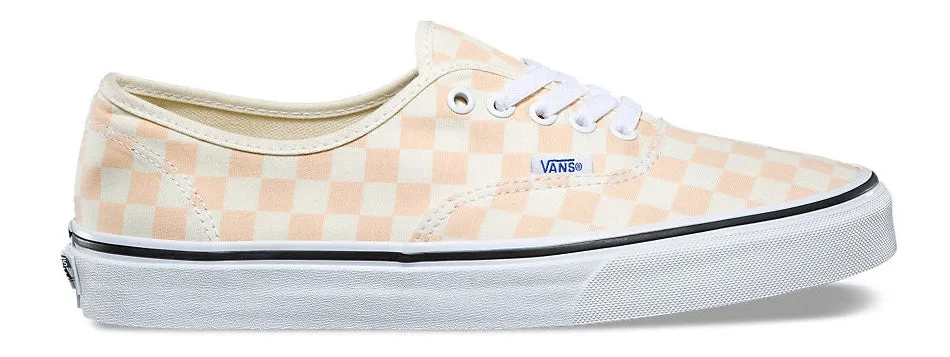 Vans Authentic (Checkerboard) Apricot Ice/True White Quick Drying
