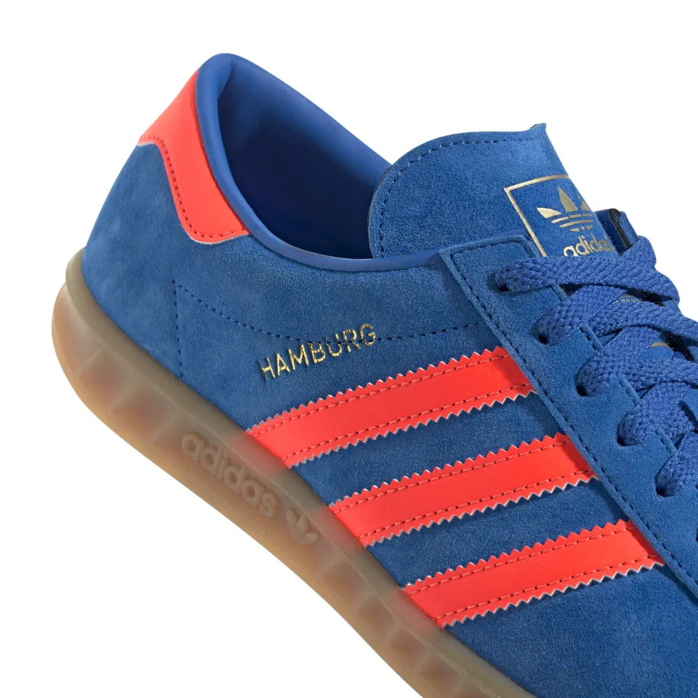 Strong Sole adidas Hamburg Blue Bird and Solar Orange