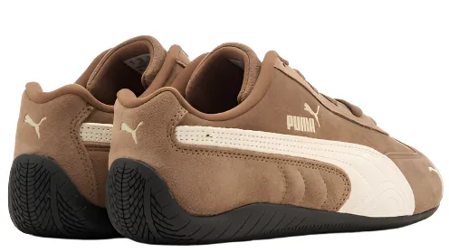 Compression Molded Street Classic Puma Speedcat OG Haute Coffee Frosted Ivory (Gold Tongue Logo)